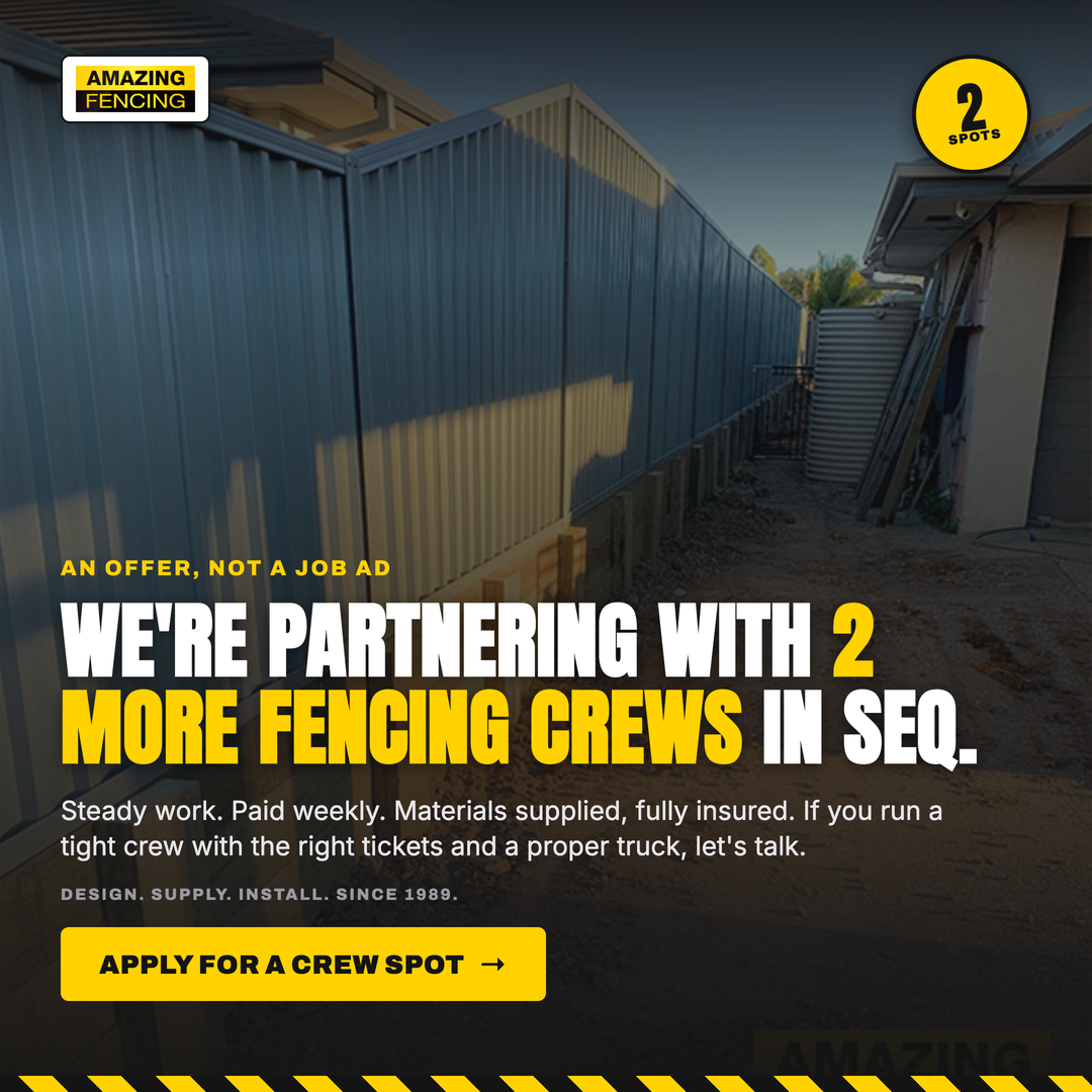 Partnering with 2 crews - alternate visual